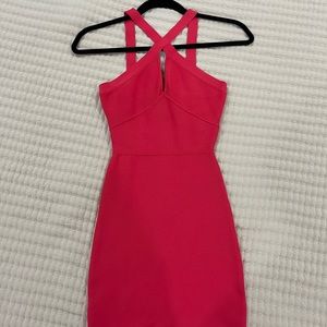 BCBG halter bodycon dress